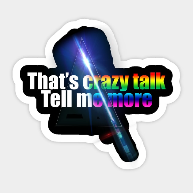 That's Crazy Talk RGB Sticker by Destro